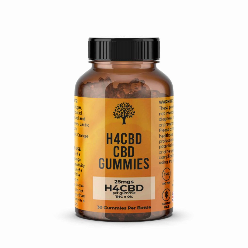 Orange H4CBD Distillate Gummies