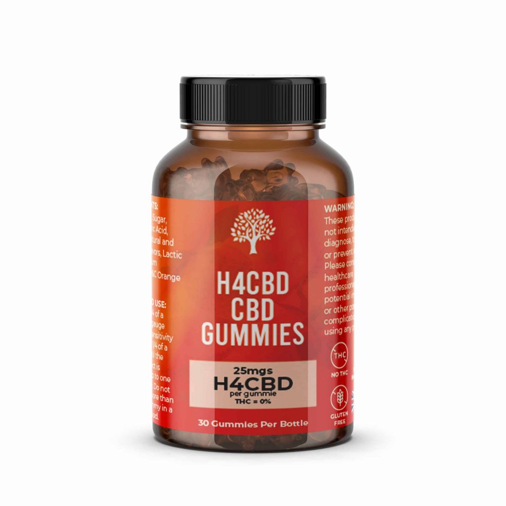 Strawberry H4CBD Distillate Gummies