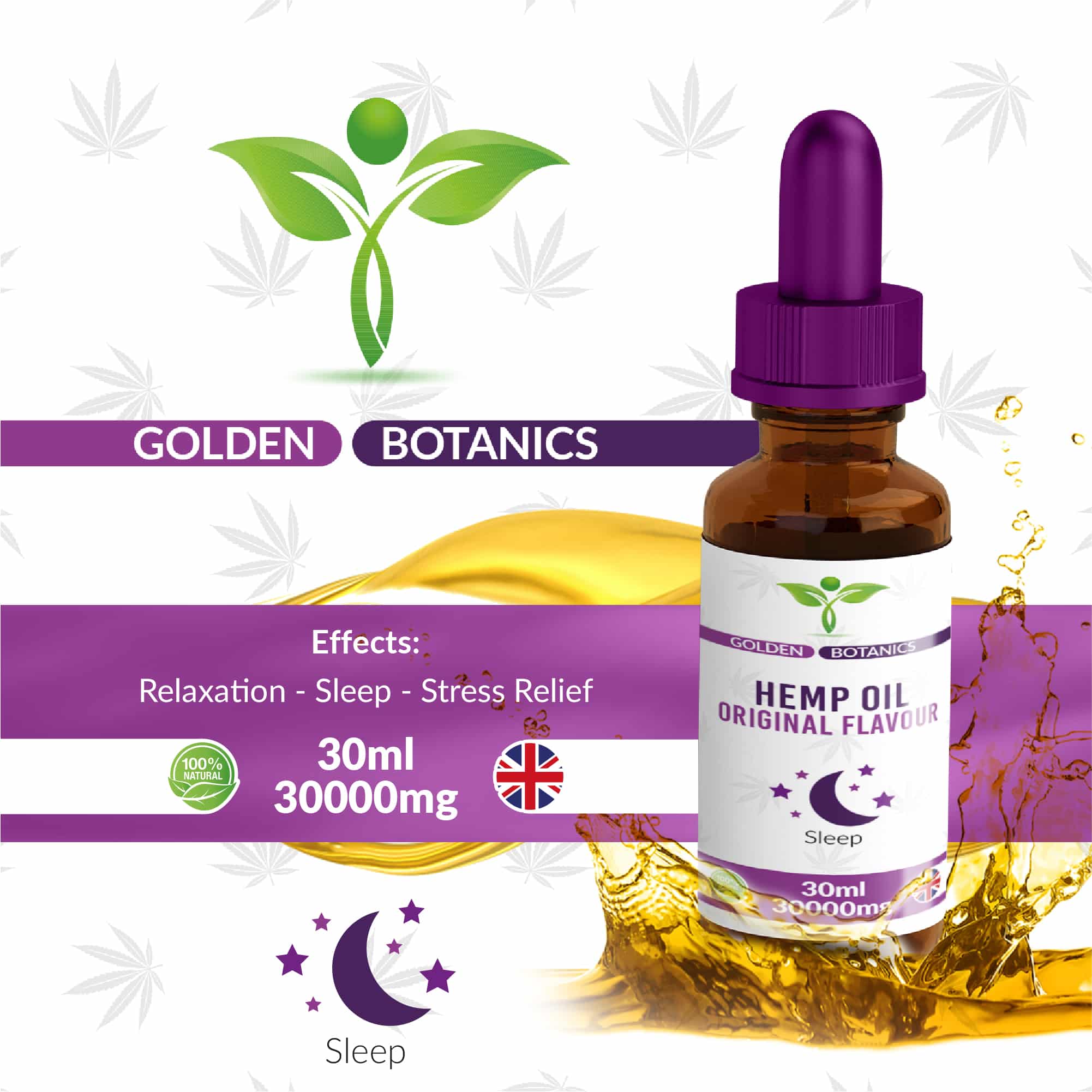 Calming | Relieving | Natural | Aromatic | Organic Hemp Oil Drops - Image 2