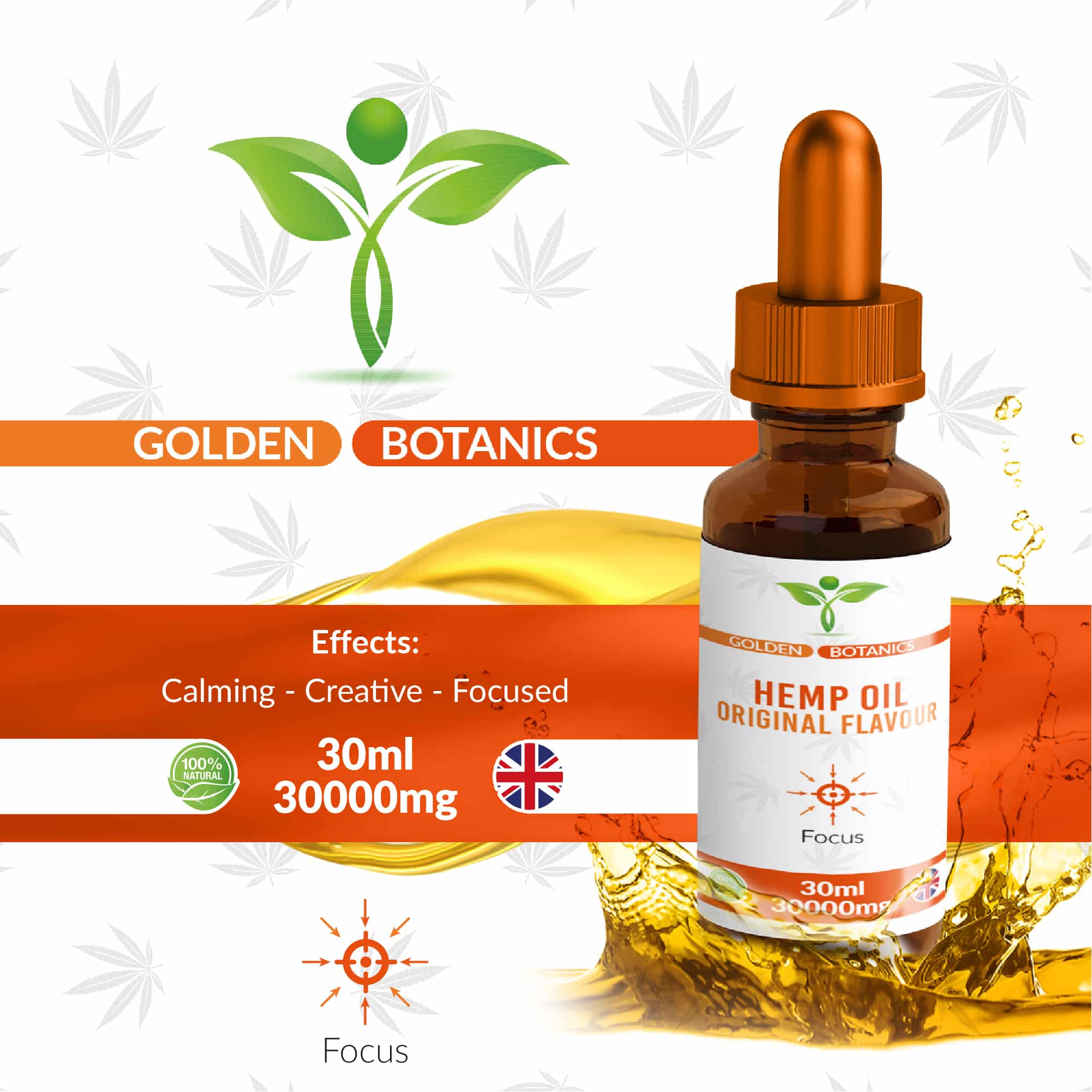 Calming | Creative | Focused | Aromatic | Organic Hemp Oil Drops - Image 2
